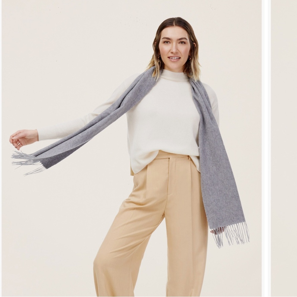 Italic 100% Cashmere Scarf Wrap Shawl
Pure Grade-A Mongolian cashmere